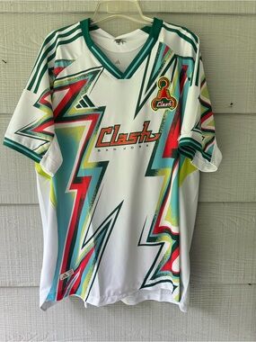 Adidas MLS San Jose SJ 3 AU 2025 Clash  Earthquakes Men Authentic Jersey NWT~2XL